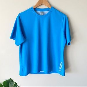 HELLY HANSEN Lifa Versa Base Layer Blue Short Sleeve Tee Women's XL
